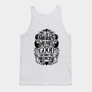 A Merry Heart Does Good Bible Verse Tank Top